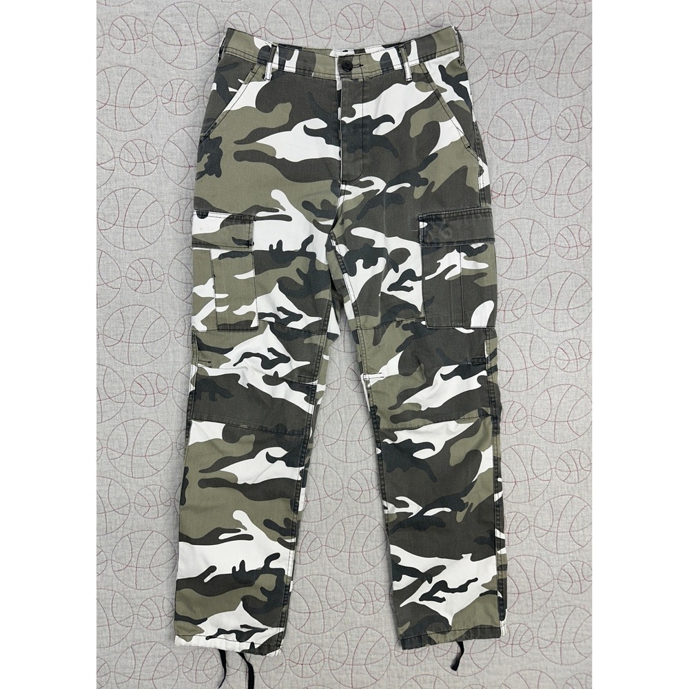 Rothco BDU Cargo Pants Green Camo Tactical Military / Men's Small‎ Regular